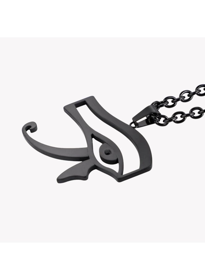 Zink Men's Black Stainless Steel Necklace | Zjpd025b - Image 2